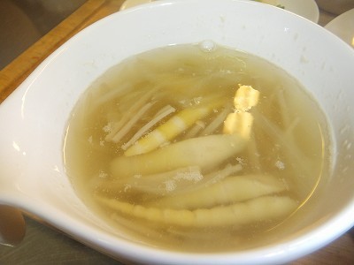 たけのこの中華スープ。