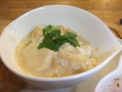 豆腐の味噌グラタン。