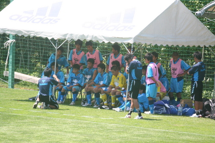 横浜FCのテント