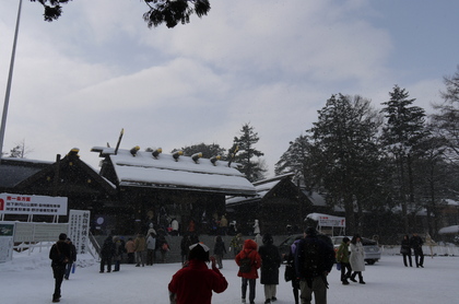 雪の北海道神宮