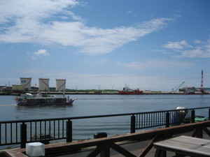 酒田港の風景
