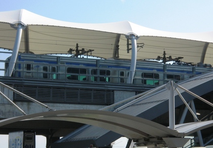 仙台空港駅とSAT721系