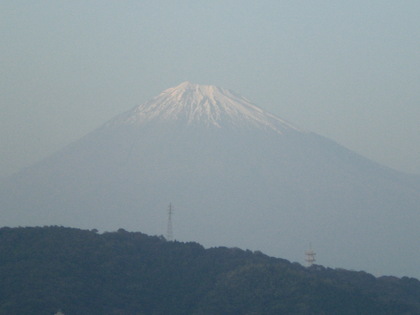 愛鷹ＳＡから臨む富士山