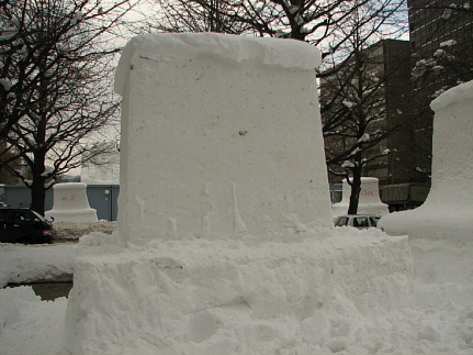 初期状態の雪ブロック