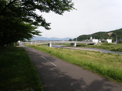 阿武隈川を撮影