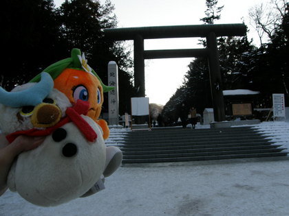 北海道神宮の入り口